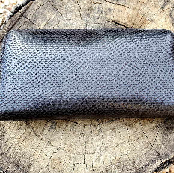 deux lux faux leather zip wallet - Picture 1 of 3